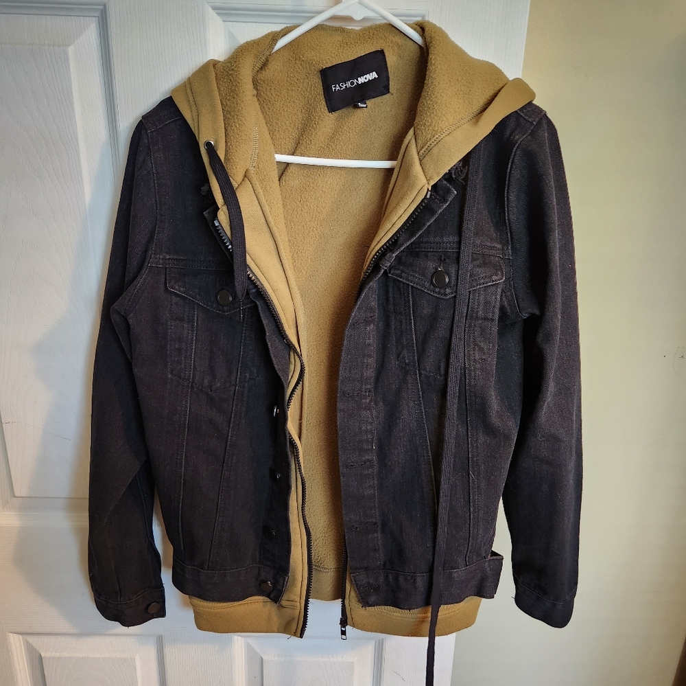 Denim hoodie